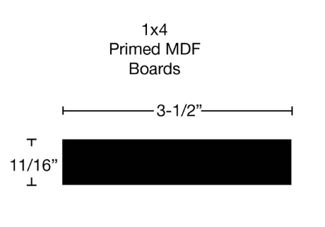 S4S Boards- MDF (1x4 through 1x10)