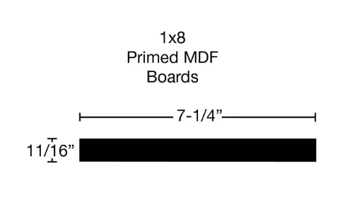 S4S Boards- MDF (1x4 through 1x10)